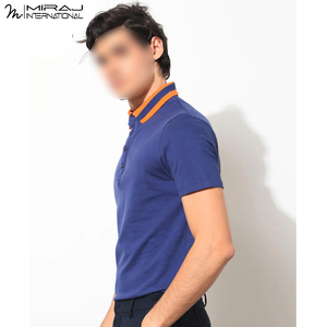 For Wholesale Rate OEM ODM Service New Summer Men Wear Solid Color Short Sleeve <b>Classic</b> Comfortable V Neck Stylish Polo Shirts - Product Image 2