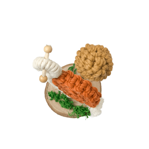 Lindo juguete de decoración de Caracol de ganchillo para estante de mesa guardería o habitación de bebé - Product Image 6