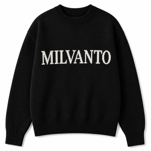 Pull en tricot pour homme avec logo personnalisé, très vendu |   Pull à col rond à manches longues de qualité supérieure |   Pull en tricot de marque Streetwear - Product Image 5