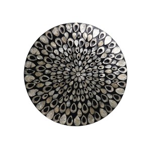 ถาดหมุนฝังเปลือกหอยกาบปะการัง - Product Image 1