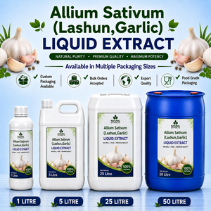 Extrait Liquide d'Allium Sativum (Ail) Lashun – Complément Herbal Pur et Naturel en Vrac pour Emballage Alimentaire - Product Image 1