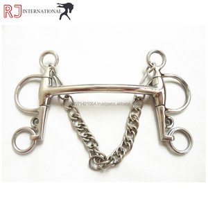 Produits équestres Riaz Jamal Nouveaux Mors de cheval PELHAM MULLEN en acier inoxydable pour chevaux à mors cassés - Product Image 2