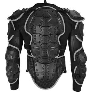 Blouson de moto intégral Hive Moto pour homme avec protection thoracique en plastique et TPU gris pour la course automobile, le motocross et les vêtements de sport - Product Image 3