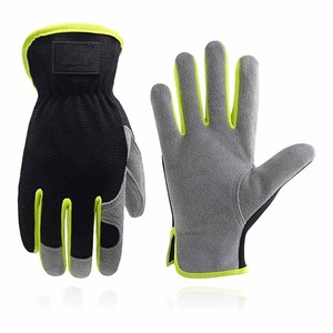 Gants de jardinage en cuir pour hommes, gants de travail utilitaires pour mécaniciens, construction, chauffeurs - Product Image 2
