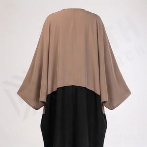 Elegante Abaya de Fiesta de Poliéster de Talla Grande, Larga hasta el Suelo, de Corte Holgado, Venta al por Mayor, Vestido Musulmán para Eventos, Estilo de Moda Modesta - Product Image 2