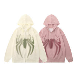 เสื้อฮู้ดดี้สตรีทแวร์สั่งทำขายส่ง ผ้าฝ้าย 100% พรีเมียม ยูนิเซ็กส์ ผู้ชาย ฤดูหนาว ทรงโอเวอร์ไซส์ มีกระเป๋า หนานุ่ม - Product Image 1