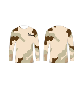 Custom <b>Gold</b> Black Speckle Pattern Long Sleeve T-<b>Shirt</b> Moisture Wicking Performance Athletic Training Sports <b>Shirt</b> Fitness Top - Product Image 3