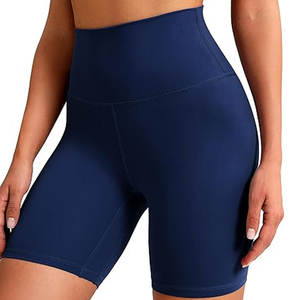 Shorts de Compresión sin Costuras para Mujer con Logotipo Personalizado – Shorts Deportivos de Cintura Alta Resistentes a Sentadillas para Entrenamiento, Yoga y Ejercicio - Product Image 4