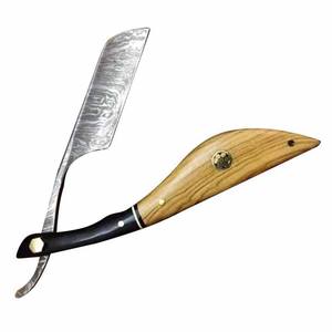 Navaja de Afeitar Plegable para Hombre, de Acero Inoxidable, con Hoja Recta, Diseño Personalizado 2026, Novedad - Product Image 1