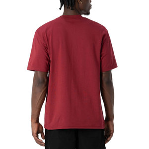 Camiseta Formal de Manga Corta con Cuello Redondo, Holgada, 100% Algodón, Estampada con Serigrafía, Marca OEM Personalizada al por Mayor para Hombre - Product Image 3