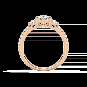 Pear Cut Diamond Engagement <b>Ring</b> Rose <b>Gold</b> Classic Women's Jewelry white <b>gold</b> yellow <b>gold</b> elegant timeless womens jewelry - Product Image 2