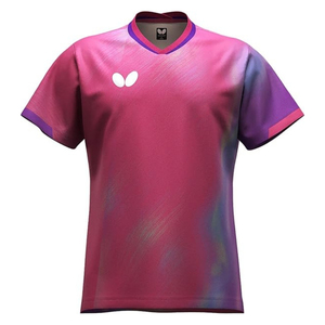 Chemise de tennis de table Butterfly 47220, légère, respirante, en nylon/coton, vêtements de sport officiels, directement du Japon - Product Image 1