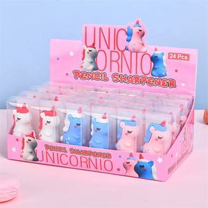 <span class=keywords><strong>Taille</strong></span>-<span class=keywords><strong>crayon</strong></span> manuel en PVC à trou unique en forme de licorne Kawaii 3D de qualité supérieure pour garçon ou fille - Product Image 2