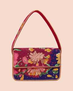 Sac à main de soirée glamour fait main avec des perles pour femmes, orné d'embellissements artistiques et d'une silhouette élégante pour les événements cocktails - Product Image 4