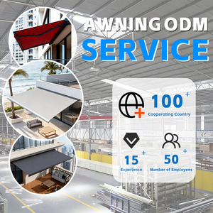 กันสาดหน้าต่างแบบพับเก็บได้สำหรับใช้งานเชิงพาณิชย์ พร้อมม่านบังแดดอะคริลิกและหลังคาคลุมกันฝน สำหรับสวนกลางแจ้งและระเบียงหน้าบ้าน - Product Image 6