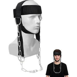 Harnais de fitness pour le cou, hommes et femmes, musculation, entraînement de force, bande de résistance, fournisseur OEM - Product Image 1