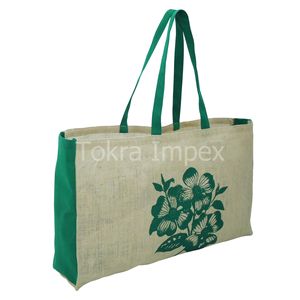 Tokra Impex 4019 <b>Large</b> Open Top Jute Handled Non Woven Promotional <b>Bag</b> for Advertising & <b>Gift</b> Use - Product Image 2