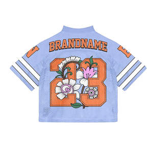 Maillot de football personnalisé style hip-hop urbain, coupe ample et respirante en maille, pour hommes et femmes - Product Image 5