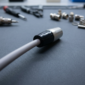 Cable XLR para Auriculares de Intercomunicación con Carcasa de Aleación de Níquel para Sistemas de Comunicación de Seguridad - Product Image 1