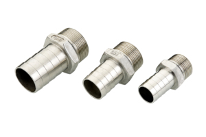 Raccord hexagonal en acier inoxydable moulé par le fabricant avec connexion filetée mâle pour le transfert de fluides dans les conduites industrielles - Product Image 2