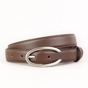 Ceinture de musculation décontractée en cuir de vachette de haute qualité 2026, boucle en alliage, design respirant, broderie imprimée, antidérapante - Product Image 3