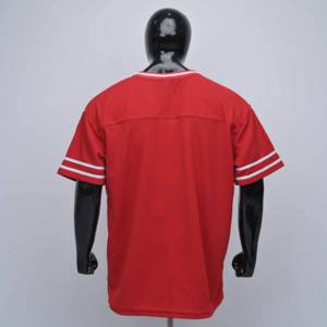 Maillots de football personnalisés pour hommes de qualité supérieure, coupe ample, style vintage, t-shirt à manches courtes, streetwear avec impression numérique, tissu en maille - Product Image 3