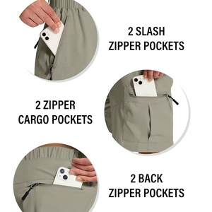 Shorts de trekking pour hommes à bas prix, durables et performants, shorts d'extérieur, personnalisation de la marque, directement de l'usine - Product Image 2