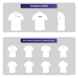 Camiseta personalizada Diseño de polo unisex con bloque de hombro Tela ligera 87/13 de secado rápido y transpirable para uso durante todo el día - Product Image 6