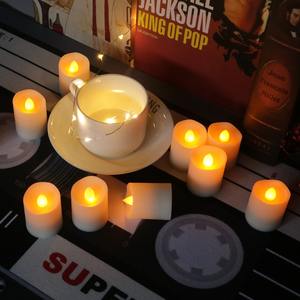 Velas LED sin Llama TOOWIN, Luces de Té para Halloween y Navidad, Velas de Emergencia, Velas Románticas para Pedidas de Mano, Decoraciones Festivas - Product Image 3