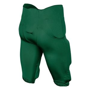 Moisture Wicking Heavyweight Spandex Material Dark Green American Football <b>Pants</b> Integrated Thigh And Knee <b>Pad</b> Set For Pro - Product Image 2