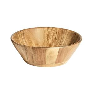 Juego de tazones de madera de acacia de primera calidad, duradero, ecológico y seguro, ideal para servir, recién llegado. - Product Image 3