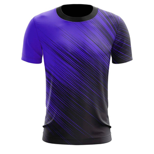 เสื้อยืดแข่งรถพิมพ์ลายดิจิทัลสำหรับผู้ชาย แห้งเร็ว ระบายอากาศได้ดี ผ้าฝ้าย 100% มีกระเป๋า ป้องกันรอยยับ ปักลาย ขายส่ง - Product Image 4