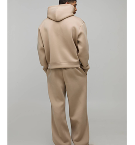 Nuevo Conjunto Deportivo Transpirable de Corte Regular, Traje de Jogging Unisex con Capucha, Conjunto de Entrenamiento de Baloncesto Extra Grande, Poliéster, 2 Piezas - Product Image 4