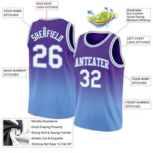 Maillot de basket-ball pour homme, vêtements de sport performants, design sans manches, tissu doux et respirant, évacuation rapide de la transpiration, pour la salle de sport et vente en ligne. - Product Image 4