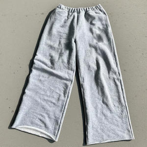 Men's Customized Color Elastic Waist <b>Drawstring</b> Corduroy Sweatpants Casual Loose Fit Wide Leg Pants Pockets Lightweight Cotton - Product Image 4