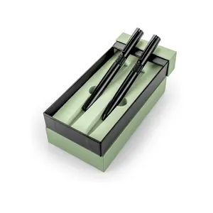 ชุดของขวัญปากกาคู่ดีไซน์ทันสมัยในกล่องกระดาษแข็งแบบเลื่อนเปิด สำหรับใช้ในงานส่งเสริมการขาย สำนักงาน หรือเป็นของขวัญ - Product Image 5
