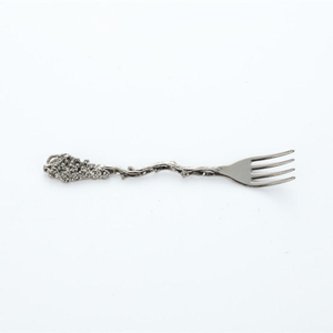 Ensemble de couverts modernes en métal argenté, comprenant fourchette, couteau et cuillère, pour les fêtes, les voyages et Noël - Product Image 2