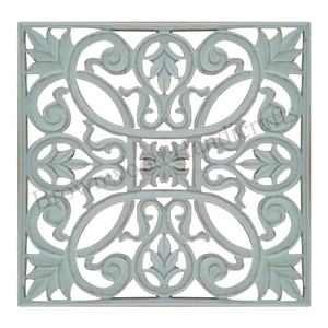 Panel colgante de pared tallado en MDF, placa de pared de forma cuadrada decorativa de lujo tallada a mano para decoración Interior del hogar del vestíbulo de la habitación - Product Image 4