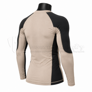 Camiseta de Compresión de Manga Larga para Hombre, Dos Tonos, Ropa Deportiva, para Gimnasio, Entrenamiento, Fitness, Capa Base - Product Image 4