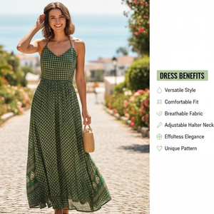 เดรสผ้าไหมฮาโบไทแบบเปิดหลัง - ชุดสายเดี่ยวสุดเซ็กซี่ ผลงานชิ้นเอกจากบูติก - Product Image 3