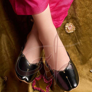 Nuevo Stock de Khussas sin Talón para Mujer, Ligeras, Personalizadas, a la Moda, Antideslizantes, Estampadas, en Venta - Product Image 4