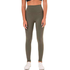 Elastic Waist High Quality Four-Way Stretch Plus Size Yoga <b>Leggings</b> <b>Women</b> Full Length Push Style Workout Seamless Plaid <b>Pattern</b> - Product Image 2