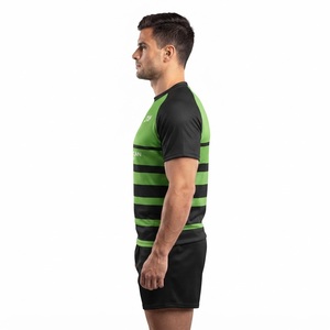 Maillot de rugby pour hommes Fresh Now, design personnalisé, respirant, séchage rapide, vêtements de sport à manches courtes, avec performance assortie - Product Image 3