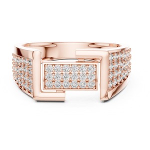 Bague de fiançailles et de mariage de luxe pour homme, diamant rond certifié IGI, diamant de laboratoire, bijoux fins haut de gamme pour homme, qualité supérieure - Product Image 2