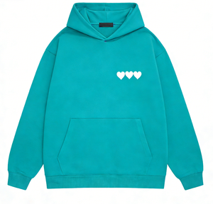 Sudadera con Capucha Unisex de Algodón 100% Personalizada con Patrón Frontal, Cuello Redondo, Casual de Invierno, Bordada y Antiencogimiento al por Mayor - Product Image 4