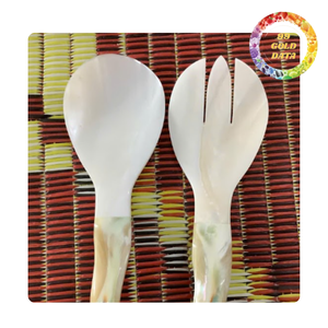 Cuillère en nacre naturelle, artisanale, élégante, pour la cuisine, les restaurants et les cafés - Product Image 6