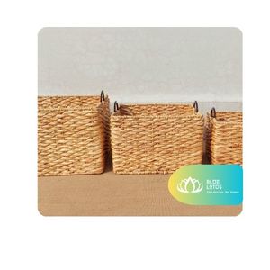 [BEST SELLING] l Water Hyacinth <b>Basket</b> for Toy Storage <b>Shelf</b> Organization and Home Storage Vietnam - Product Image 1