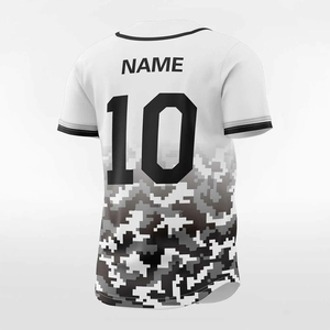 New Custom logo Blank Team Wear Baseball Jerseys for men quick dry breathable Lightweight Baseball Jersey OEM Customized - Product Image 4