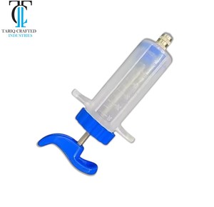 Seringue vétérinaire réutilisable certifiée CE ISO, trois pièces, Luer Slip Luer Lock, TARIQ CRAFTED INDUSTRIES, 10ml/20ml/50ml, pour usage équin - Product Image 4