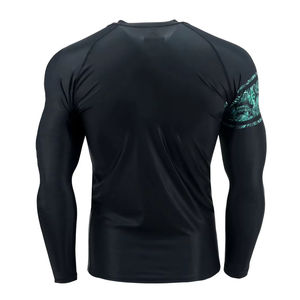 Haut de compression de sport sublimé à manches longues pour hommes, modèle Rash Guard, collection 2026 – Vente en gros fabricant - Product Image 2